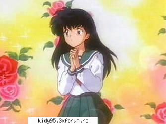 Kykio vs Kagome - Kagome este draguta,iubitoare si mai ales - Inuyasha